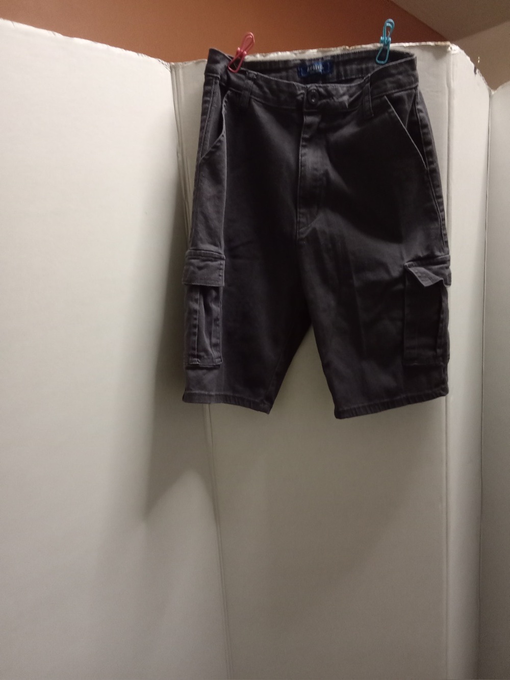 Aproved School Uniform Boys Size 16 Charcoal Grey Cargo Shorts S2